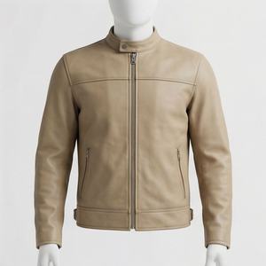 Veste de moto en cuir véritable pour homme de qualité supérieure, nouvelle arrivée, vestes de moto d'hiver, protections amovibles, personnalisables - Product Image 1