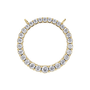 Anillo de Eternidad con Diamantes Graduados Modernos Aarinya, Oro de 18K, Diamante Cultivado en Laboratorio, Luminous Orbit Suite, Certificado IGI, Anillo Abierto, Regalo - Product Image 1