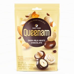 Dragées et Bonbons Assortis, Gamme de Desserts Variés, à base de Noix d'Amande, de Noix de Cajou et de Noix de Macadamia enrobées de chocolat HALAL, 150G, OEM/ODM, Exportation - Product Image 1
