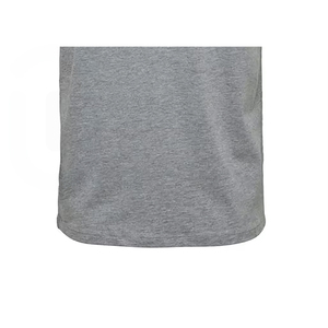 Camiseta de Manga Corta Gris para Hombre, con Estampado Sólido, Cuello Redondo, Corte Regular, Informal, Tejida, 100% Algodón - Product Image 4