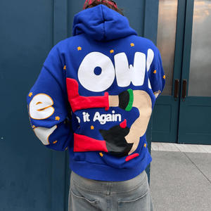 Sudaderas con Capucha Extra Grandes de Forro Polar Transpirable con Diseño Personalizado, Bordado y Estampado, 100% Algodón, Anti-Pilling, para Hombre - Product Image 6