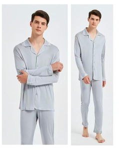 <b>Mens</b> Full Length <b>Pajama</b> <b>Set</b> Cotton Rich Sleepwear Soft Night Suit Comfortable Lounge Clothing Home Wear For Rest And Relaxation - Product Image 3