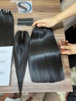 Cheveux vierges vietnamiens raides et lisses non traités, fournisseurs de cheveux vierges vietnamiens, cuticules alignées, cheveux humains bruts doux