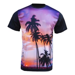 T-shirt personnalisé en sublimation, impression intégrale, motif éclaboussures de peinture multicolores, unisexe, polyester, OEM ODM, haute qualité, tendance - Product Image 1