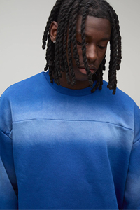 New Men Boxy Leisure Full Sleeves Sweatshirt and Shorts <b>Set</b> Premium Cotton Blend Two Piece <b>Set</b> Summer Wear Custom Private Label - Product Image 4