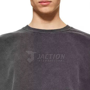 Camisetas de Manga Corta para Hombre con Logotipo Personalizado al por Mayor, Estilo Casual, Camisetas Básicas con Lavado Ácido - Product Image 5