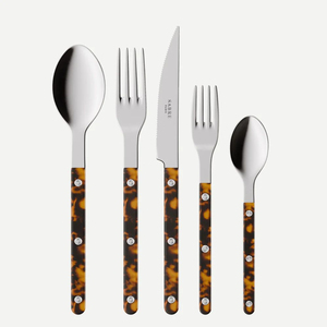 Ensemble de couverts en gros avec manche en bois moderne, vaisselle en acier inoxydable durable de qualité supérieure, ensemble de couverts écologiques - Product Image 4