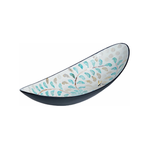 Bandeja de Servir Elegante Hecha a Mano con Forma de Barco de Madreperla para Exhibición de Alimentos y Decoración del Hogar, Ecológica - Product Image 2