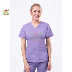 Conjuntos de Uniformes Médicos Personalizados con Logotipo OEM para Mujer, Uniformes de Enfermera Tejidos y Ropa de Trabajo de Belleza, Ropa de Hospital a la Moda - Product Image 6