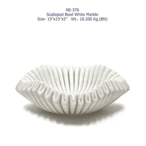 Cuenco de Mármol Calacatta Hecho a Mano: Decoración para el Hogar - Product Image 3