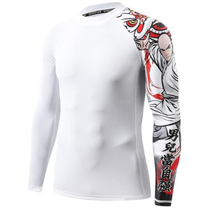 Maillot de protection anti-bactérien sublimé, impression par sublimation, design blanc - Product Image 1