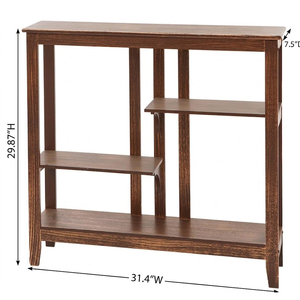 <b>Console</b> <b>Table</b> with Display Shelves - Product Image 5