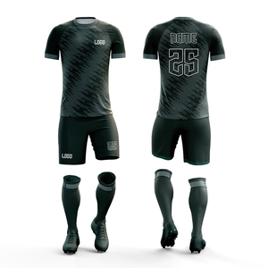 Uniforme de Fútbol Personalizado para Hombre, Conjunto de Camiseta y Pantalones Cortos, Ropa Deportiva de Alto Rendimiento, Impresión por Sublimación, Logotipo, Nombre y Número Personalizados - Product Image 5