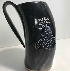 Drinking <b>Mug</b> India Viking Tankard Custom Engraving Logo Eco-Friendly <b>Large</b> Capacity Waterproof Best Quality Polished Religious - Product Image 1