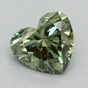 Diamante verde intenso de corte corazón, cultivado en laboratorio, certificado por IGI, diamante verde de corte corazón suelto para anillo de compromiso personalizado de 1 a 5 quilates VVS - Product Image 6