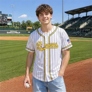 Camisa de Béisbol con Botones para Hombre, de Secado Rápido, con Diseño Gráfico para el Día del Partido, con Botones en el Lado Izquierdo - Product Image 4
