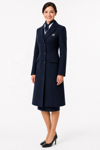 Fabricante de Uniformes Personalizados para Aerolíneas |   Proveedor de Uniformes para Tripulación de Aerolíneas |   Fábrica de Uniformes de Aerolínea OEM ODM | Abrigo de Invierno - Product Image 2