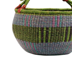 Cesta de Almacenamiento de Mimbre Natural con Diseño de Olivas y Púrpura, al Mejor Precio al por Mayor - Product Image 4