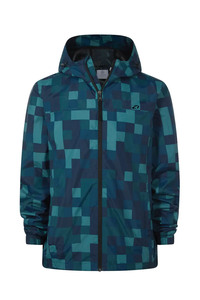 Geometric Print Men's <b>Jackets</b> Waterproof Full Zip Lightweight Windbreaker Custom Branding Low MOQ Production - Product Image 6