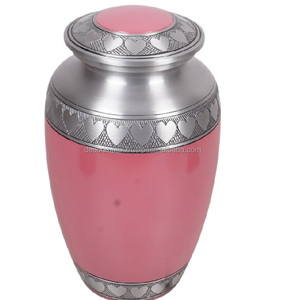 Urne funéraire en laiton de style américain moderne pour cendres humaines Urne funéraire décorative avec fonction de vase de table - Product Image 1