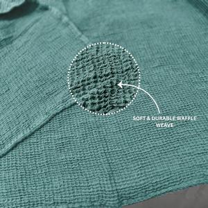 Toalla de Baño Coast Bliss con Tejido Waffle, 100% Algodón, Suave, Ligera, de Secado Rápido, Premium - Product Image 2