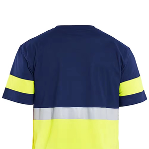 เสื้อยืดสะท้อนแสงคุณภาพพรีเมียม OEM ODM ผู้ผลิตชุดทำงานเพื่อความปลอดภัย พร้อมบริการสร้างแบรนด์ตามสั่ง - Product Image 2