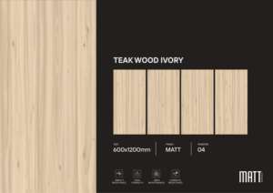 Azulejos de porcelana Prime Matt tamaño 600X1200, azulejos premium para pisos y paredes para espacios habitables, oficinas y diseño de interiores comerciales. - Product Image 4