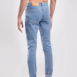 ผู้ผลิต OEM กางเกงยีนส์ทรงสลิมฟิต ผ้ายืด สไตล์ลำลองสำหรับผู้ชาย ใส่สบาย ระบายอากาศได้ดี กางเกงยีนส์แฟชั่นสำหรับขาย - Product Image 2