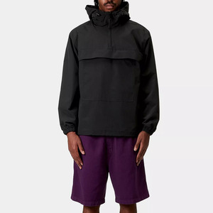 Chaqueta Cortavientos de Nylon con Cierre de Cremallera de un Cuarto para Hombre, Diseño Personalizado, Fabricación OEM, Venta al por Mayor, Pedido a Granel, Ropa Deportiva de Invierno 2026 - Product Image 1