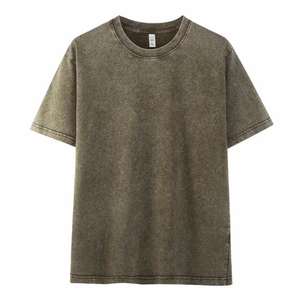 Camiseta de Manga Corta para Hombre, 100% Algodón, 240 Gramos, Lisa, con Logotipo Personalizado, de Alta Calidad, Estilo Tejido - Product Image 3