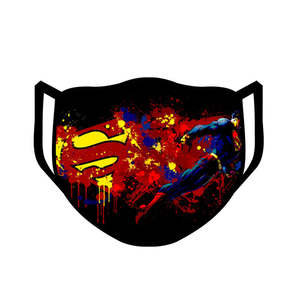 Masques faciaux personnalisés avec logo, nom, drapeau national, OEM, protecteurs, réutilisables, imprimés, en coton, dessin animé, masque facial personnalisé pour les soins de la peau - Product Image 2