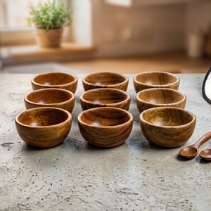 Bol en bois d'acacia de petite taille, design européen écologique - Bon prix, nouveau produit - Product Image 1