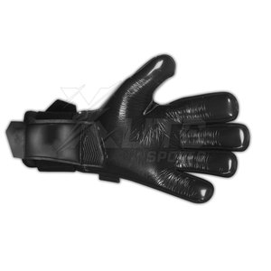Gants de gardien de but en cuir pour enfants et jeunes, antidérapants, avec fermeture auto-agrippante, paume en latex étendue, protection des articulations et bande de maintien au poignet - Product Image 4