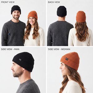 Bonnet d'hiver unisexe personnalisé avec logo, style punk, motif de personnage, en laine tricotée douce de haute qualité, vente en gros - Product Image 5