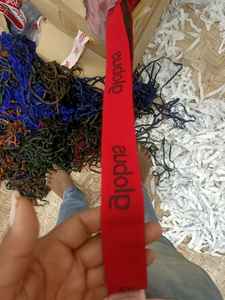 Échantillon Gratuit Bande Élastique Personnalisée avec Logo Tissu Jacquard Nylon Spandex Broderie Sangle en Tissu pour Sous-vêtements et Bracelets - Product Image 5