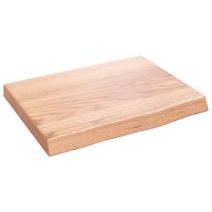 Estante de Pared de Madera de Roble Macizo Marrón Claro, Pequeño y Resistente - Product Image 2