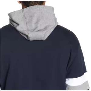 Sweat-shirt à capuche pour homme, qualité OEM supérieure, coupe décontractée, hiver, séchage rapide, manches longues, tissu polaire 100% coton, épaules tombantes. - Product Image 6