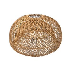 Handcrafted <b>Rattan</b> Lampshade Woven Basket Light Cover Creative Straw Chandelier <b>Shade</b> for Resort Bar Kitchen Island Bulk - Product Image 3