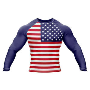 Solid Color Men <b>Long</b> <b>Sleeves</b> Rash Guard for Fitness Wear Quick Dry And Comfortable Men Rash Guard for Sale with Oem Service - Product Image 1