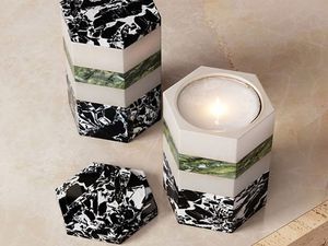 Peony by MS <b>Ceramic</b> Incense Burner With Gold Accents Aromatherapy <b>Diffuser</b> All-Season Home Decor Incense Bakhoor Burner Set - Product Image 5