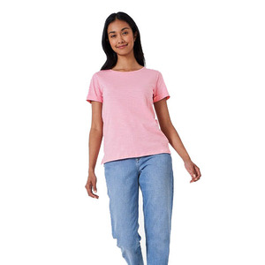 Camiseta de Manga Corta Estilo Murciélago a Precio Competitivo, Secado Rápido, Ecológica, Nuevo Estilo, Camisetas para Mujer con MOQ Bajo - Product Image 1