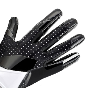 Gants de football américain Qaswa Sports Outdoor en cuir légers, antidérapants, imperméables, séchage rapide, faciles à laver, unisexes - Product Image 6