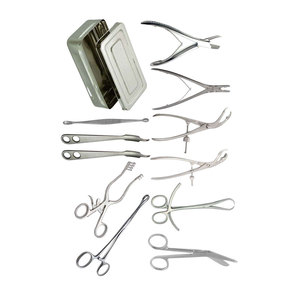 Kit complet d'instruments médicaux manuels en acier inoxydable de qualité export pour la chirurgie orthopédique de base, certifié CE MOL - Product Image 4