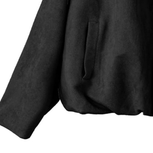 Trendy <b>Women's</b> <b>Suede</b> Leather Genuine Bomber <b>Jacket</b> Breathable Autumn Winter High Quality Solid <b>Women's</b> <b>Jackets</b> - Product Image 2