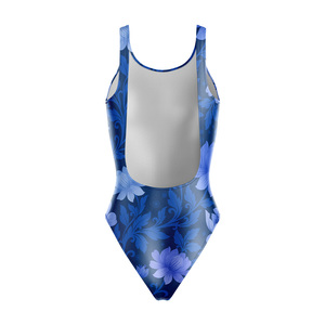 Traje de Baño de Una Pieza con Estampado Floral para Mujer LUUK INTERNATIONAL, Cuello Redondo, Elástico, de Spandex y Poliéster - Product Image 5