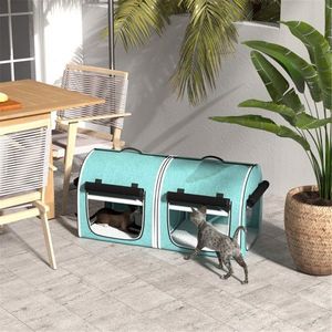 Zaino Trasportino Lusso Casual per Gatti, Borsa da Viaggio Portatile con Chiusura a Cerniera e Fantasia Animale per Proprietari di Gatti in Movimento - Product Image 1