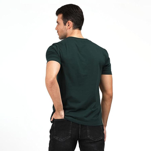 T-shirt pour homme en coton polyester de haute qualité, tissu tricoté confortable, écologique, séchage rapide, anti-rides - Product Image 3