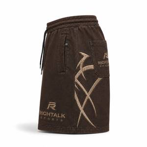 RICHTALK SPORTS <b>Men's</b> Baggy <b>Trousers</b> Mid Waist Drawstring Casual Breathable Lightweight <b>Winter</b> Wear Quick Dry Polyester/Cotton - Product Image 3