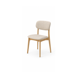 Ensemble de table à manger rectangulaire en teck minimaliste de luxe ARTERRA, style Japandi, chaises modernes avec coussins, écologiques, durables, pour restaurant - Product Image 4