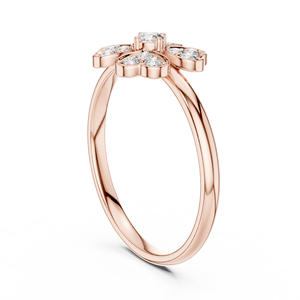 Anillo de oro y plata de 9K, 14K, 18K y 22K de diseño nuevo y calidad premium para mujer, ideal para fiestas, a precio de mayorista de un exportador indio. - Product Image 2